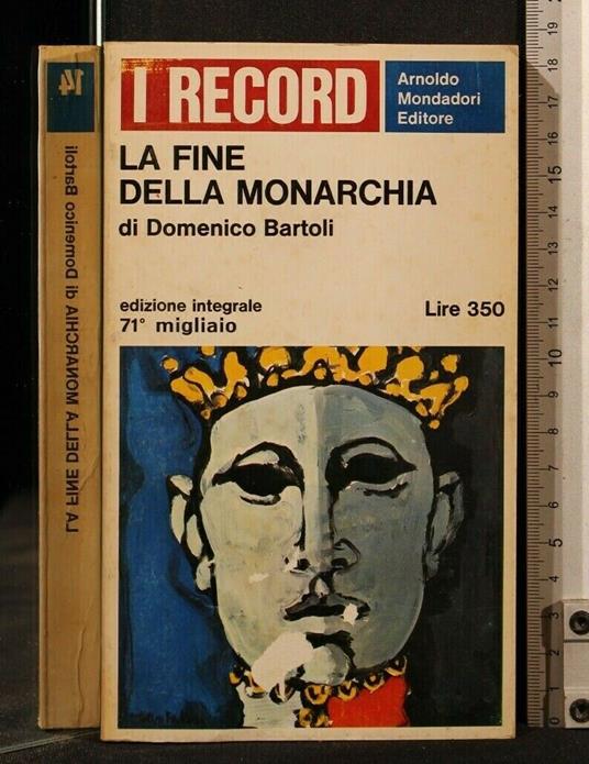 La Fine Della Monarchia - Domenico Bartoli - copertina