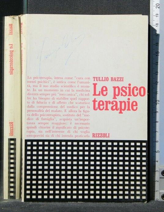 Le Psicoterapie - Tullio Bazzi - copertina