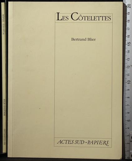 Les cotelettes - Bertrand Blier - copertina