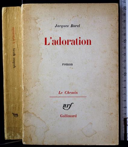 L' adoration - Jacques Borel - copertina