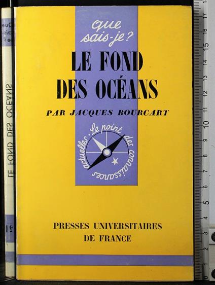 Le fond des oceans - Jacques Bourcart - copertina