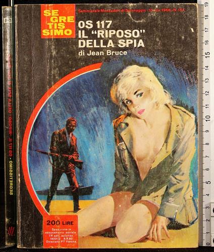 Os 117. Il "Riposo" Della Spia - Jean Bruce - copertina