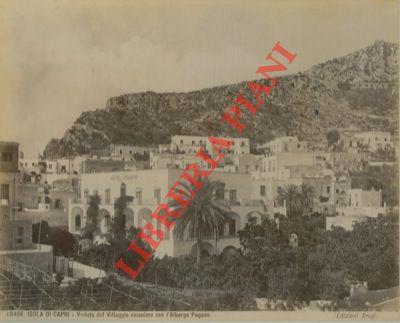 Isola di Capri. Veduta del villaggio omonimo con l'Albergo Pagano - Brogi - copertina