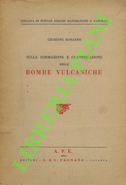Sulla formazione e classificazione delle bombe vulcaniche - copertina