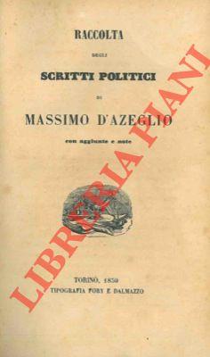 Raccolta degli scritti politici - copertina