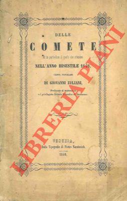 Delle comete ed in particolare di quelle che attendesi nell'anno bisestile 1848 - copertina
