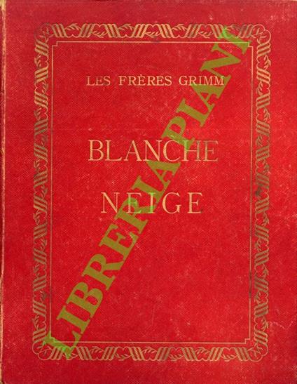 Blanche Neige - copertina