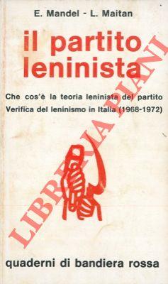 Il partito leninista - Ernest Mandel - copertina