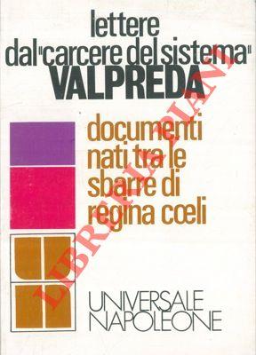 Lettere dal “carcere del sistema“ - Pietro Valpreda - copertina