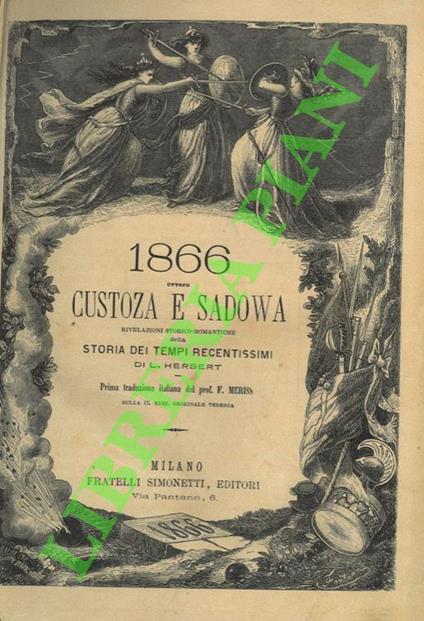 1866 ovvero Custoza e Sadowa - copertina