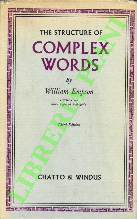 The Structure of Complex Words - copertina