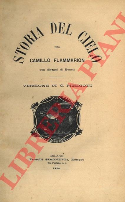 Storia del cielo. Versione di C. Pizzogoni. Con disegni di Benett - copertina