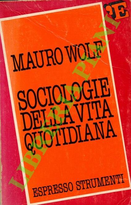 Sociologie della vita quotidiana - copertina