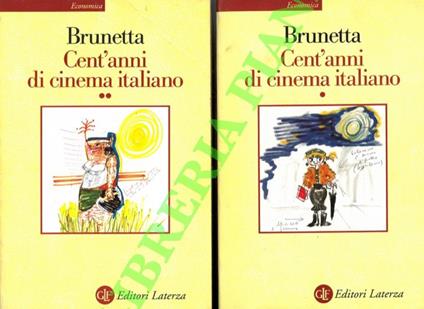 Cent'anni di cinema italiano - Gian Piero Brunetta - copertina