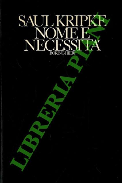 Nome e necessità - copertina