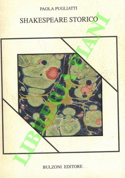 Shakespeare storico - copertina