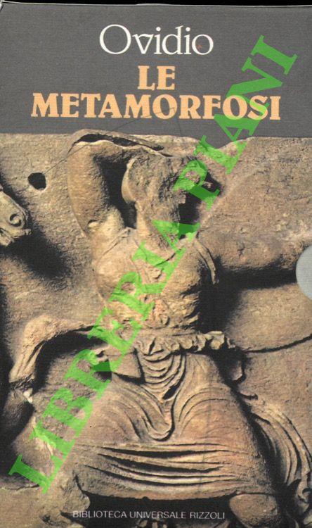 Le metamorfosi - P. Nasone Ovidio - copertina
