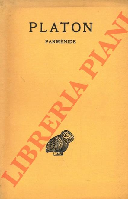 Parménide - Platone - copertina
