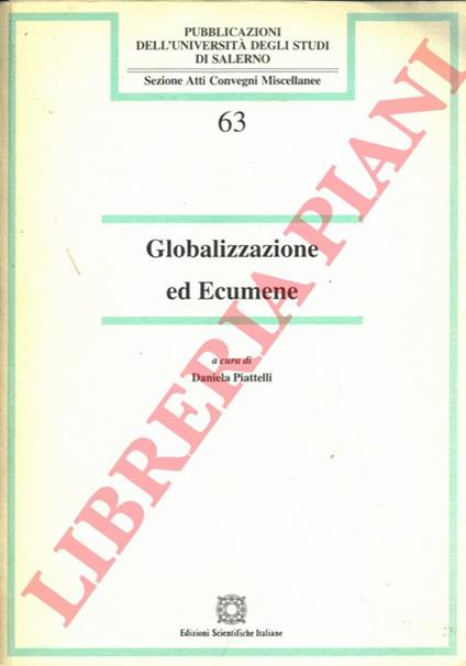 Globalizzazione ed Ecumene - copertina