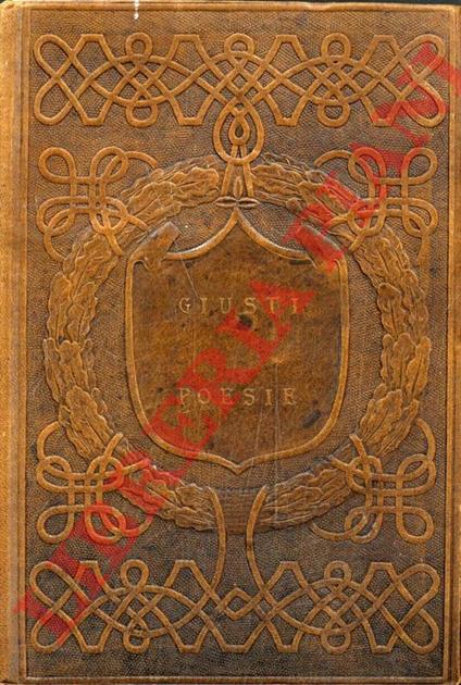 Poesie - Giusti Giuseppe - copertina