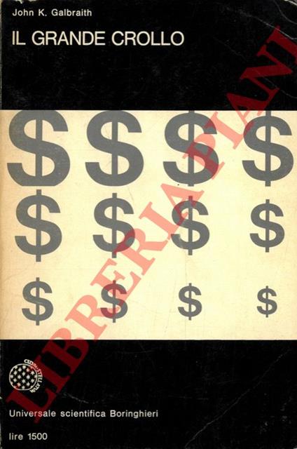Il grande crollo - John K. Galbraith - copertina