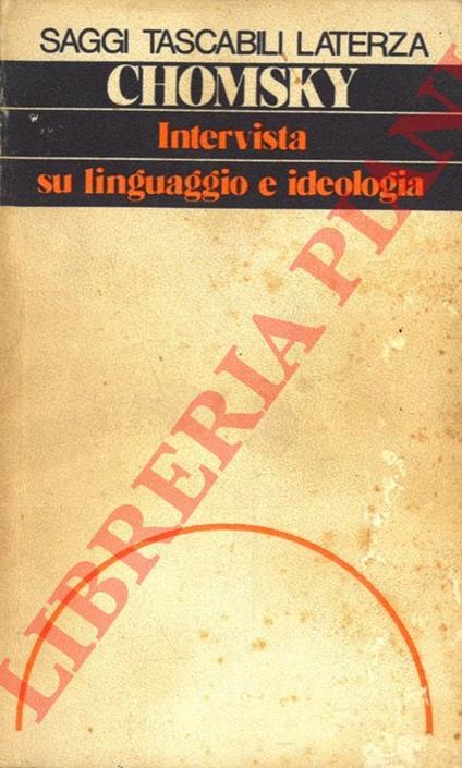 Intervista su linguaggio e ideologia - Noam Chomsky - copertina