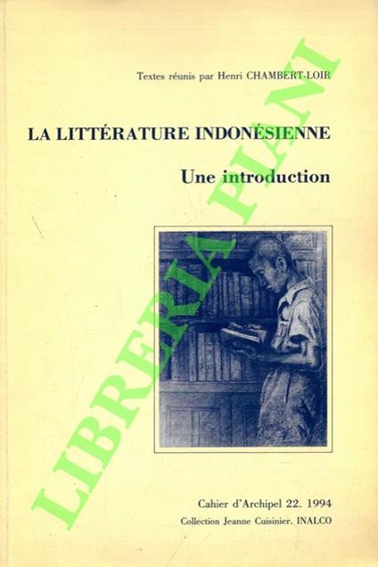 La litterature indonésienne. Une introduction - copertina