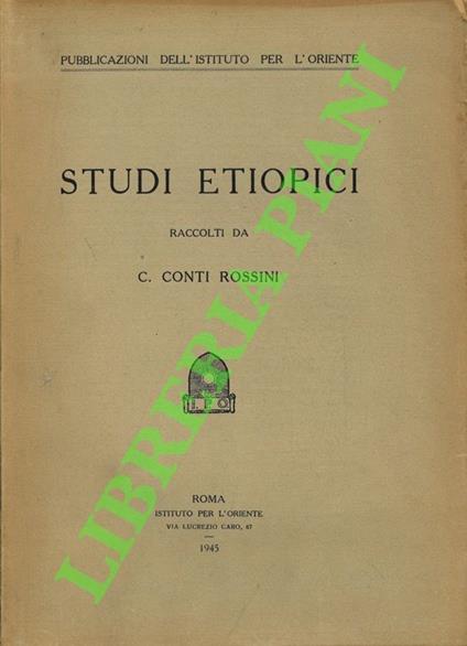 Studi etiopici - copertina