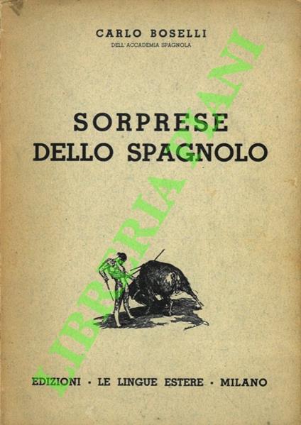Sorprese dello spagnolo - Carlo Boselli - copertina