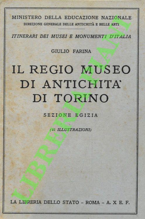 Il regio museo di antichità di Torino. Sezione egizia - copertina