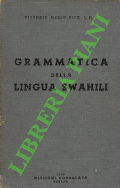 Grammatica della lingua swahili - copertina