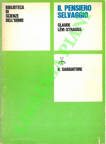 Il pensiero selvaggio - copertina