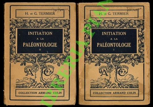 Initiation a la paléontologie - copertina