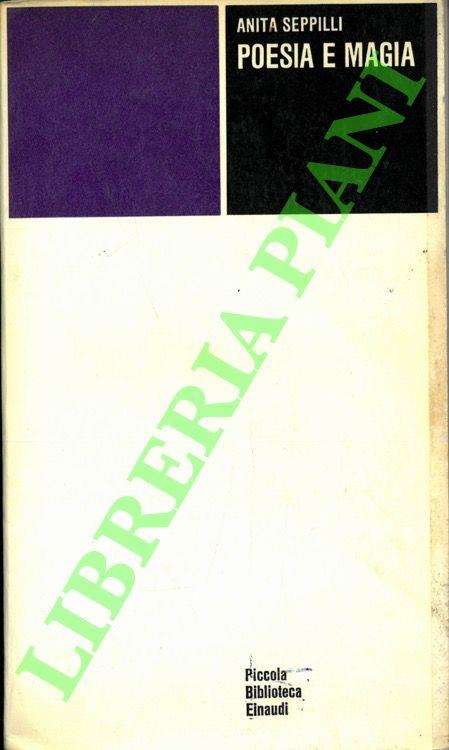 Poesia e magia - Anita Seppilli - copertina