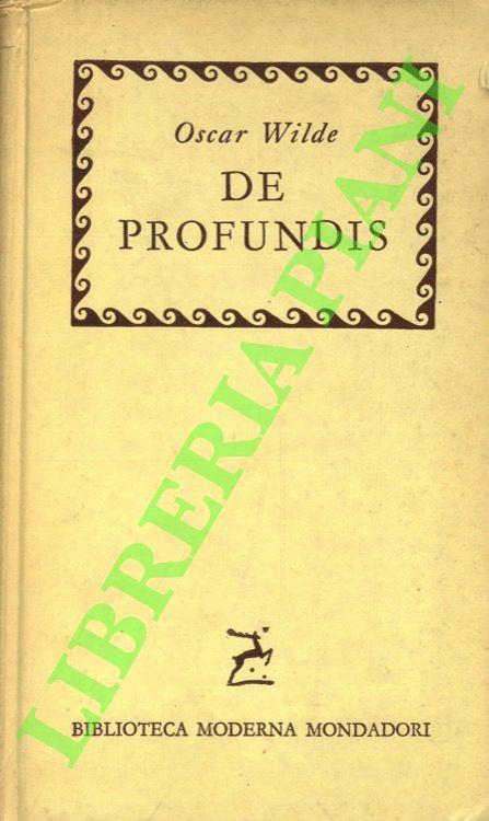 De profundis. Poesie, poesie in prosa e una favola - Oscar Wilde - copertina