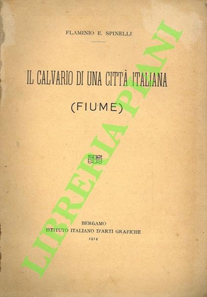 Il calvario di una città italiana (Fiume) - copertina