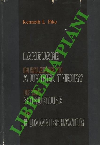 Language in Relation to a Unified Theory of the Structure of Human Behavior - copertina