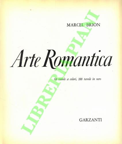 Arte romantica - Marcel Brion - copertina