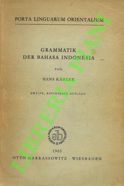 Grammatik der Bahasa Indonesia - copertina