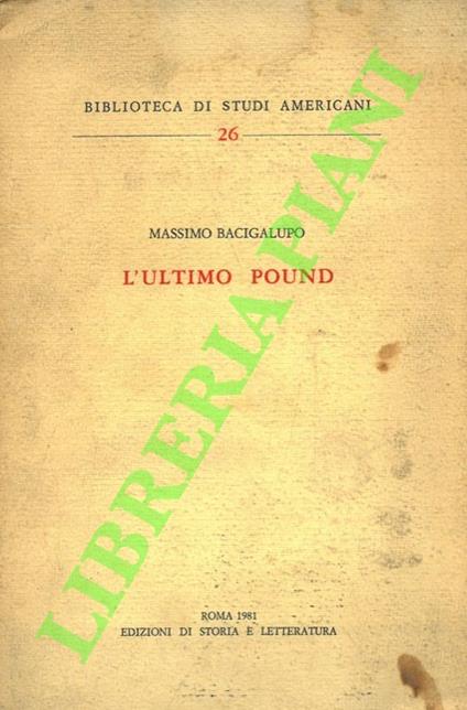 L' ultimo Pound - copertina