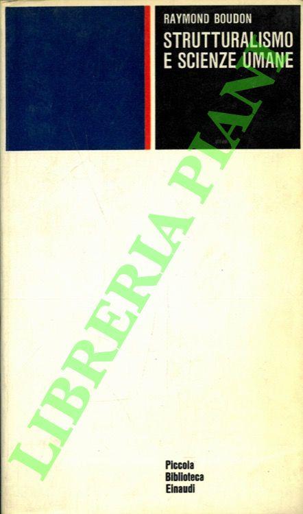 Strutturalismo e scienze umane - Raymond Boudon - copertina