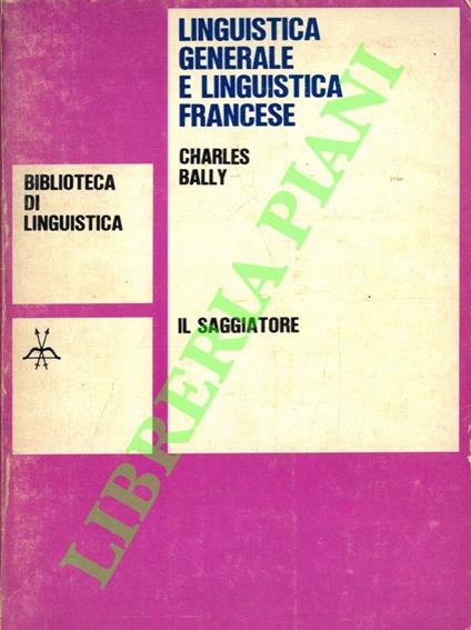 Linguistica generale e linguistica francese - copertina