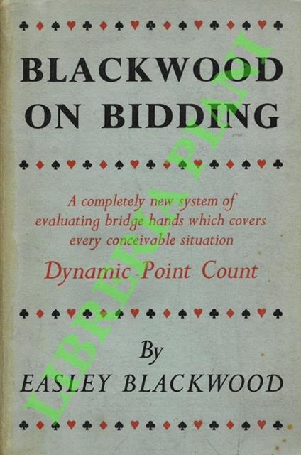 Blackwood on Bidding. Dynamic Point Count - copertina