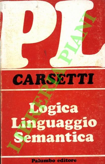 Logica, linguaggio, semantica - copertina