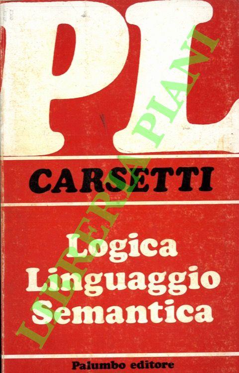 Logica, linguaggio, semantica - copertina