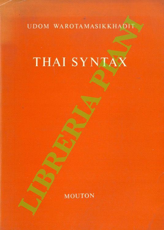 Thai Syntax - copertina