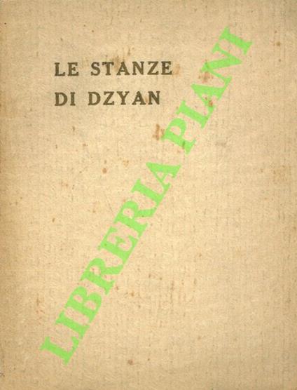 Le stanze di Dzyan - copertina