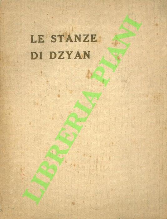 Le stanze di Dzyan - copertina