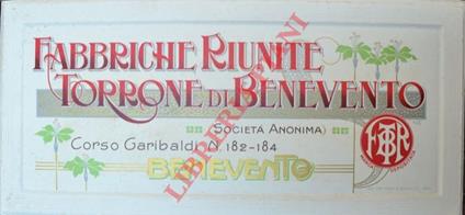 Fabbriche Riunite Torrone di Benevento - copertina