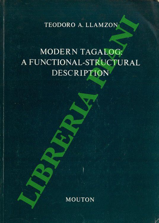 Modern Tagalog: A Functional-Structural Description - copertina